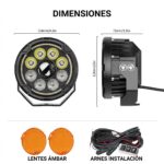 Exploradoras XP-4 2026 Par Maxim 100W 15.600 LUMENES - Imagen 3