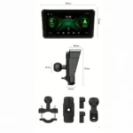CARPLAY PARA MOTO 6" TPMS + CONTROL - Imagen 2