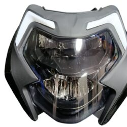FAROLA COMPLETA APACHE 160/200 LED NEGRA OKLA