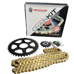 Kit Arrastre NS 200 Reforzado Cadena Dorada Npc