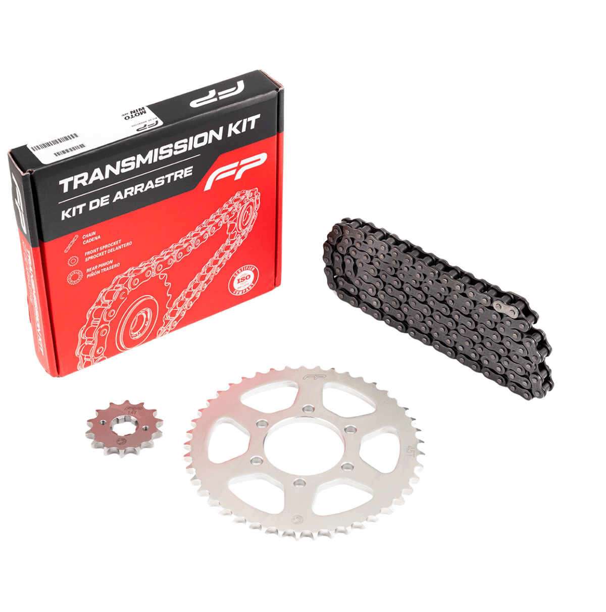 kit-de-arrastre-14-45t-428h-132l-6h-xtz150 Kit Arrastre Xtz 150 Yamaha Fp moto - Imagen 1